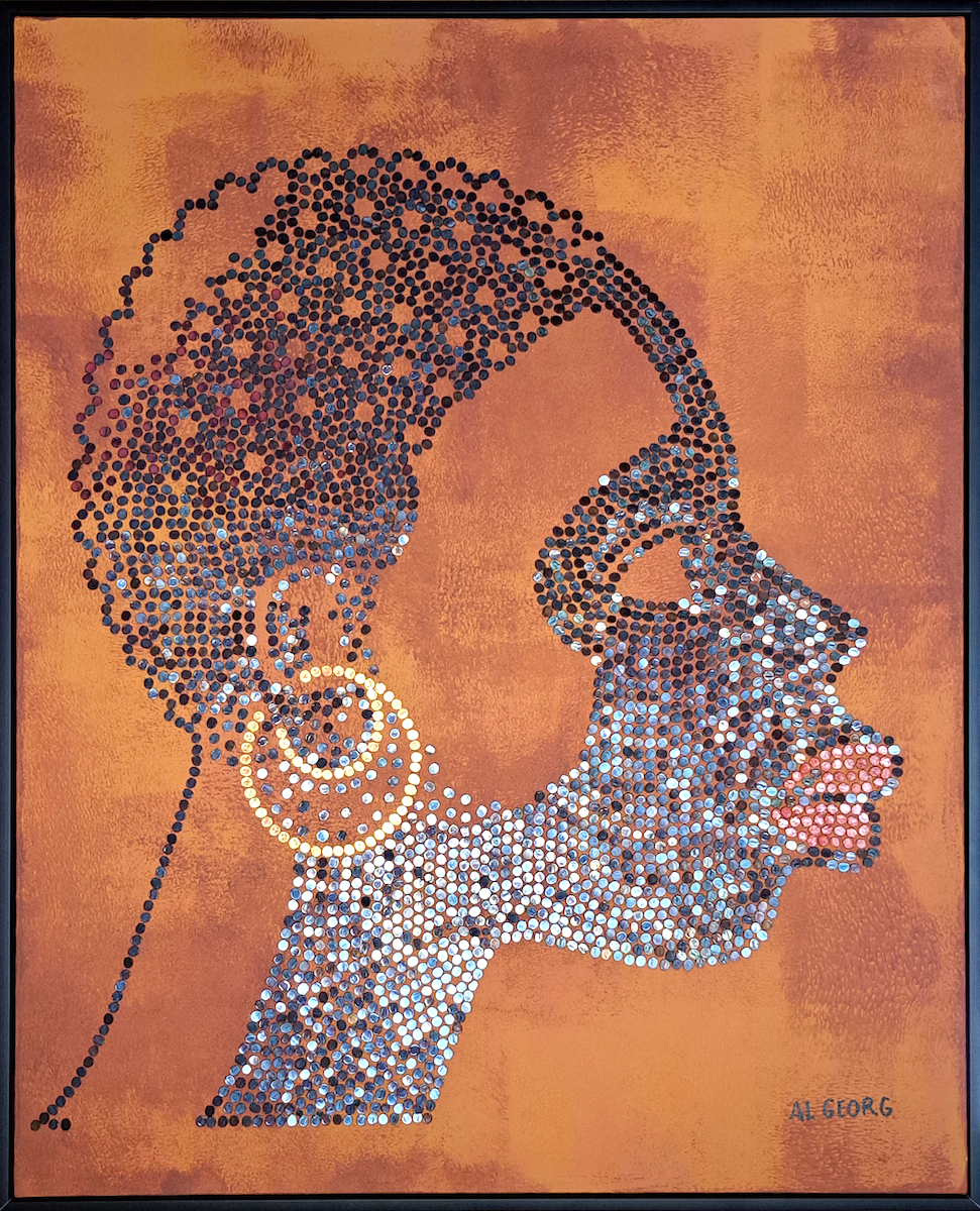 Special artistic work Belgian colonial lottery 1934. Al Georg 2025.