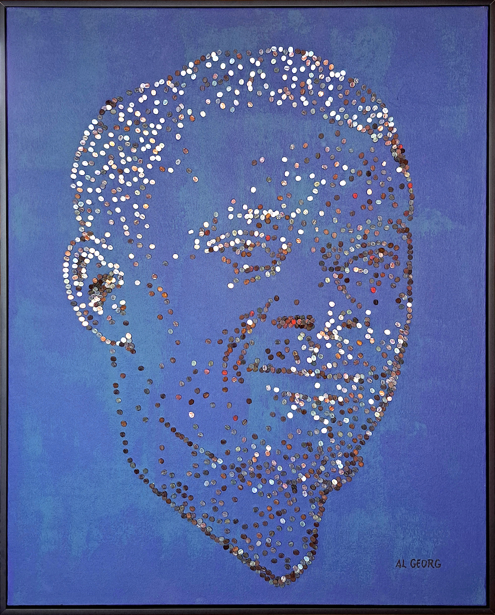 Special artwork Patrice Lumumba 1960. Al Georg 2025.