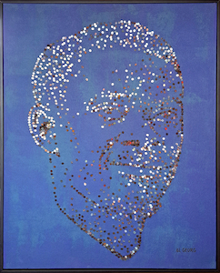 Creation. Special artwork Patrice Lumumba 1960. Al Georg 2025.