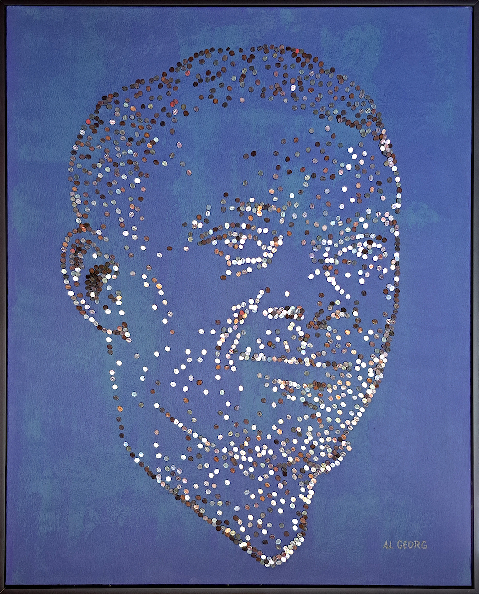 Special artwork Patrice Lumumba 1960. Al Georg 2025.